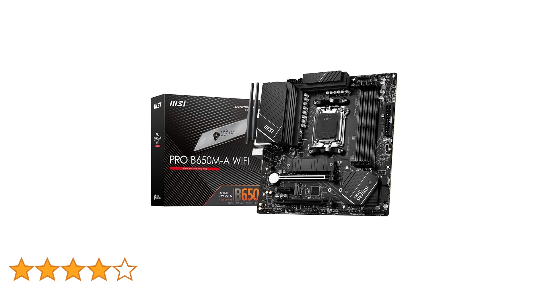 Amazon | MSI マザーボード PRO B650M-A WIFI AMD Ryzen 7000